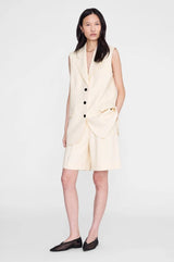 Sara Vest in Cream - The Shoe Hive