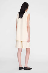 Sara Vest in Cream - The Shoe Hive