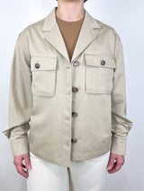 Sawyer Shirt Jacket in Oatmeal - The Shoe Hive