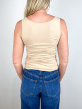 Scoop Tank in Nude - The Shoe Hive