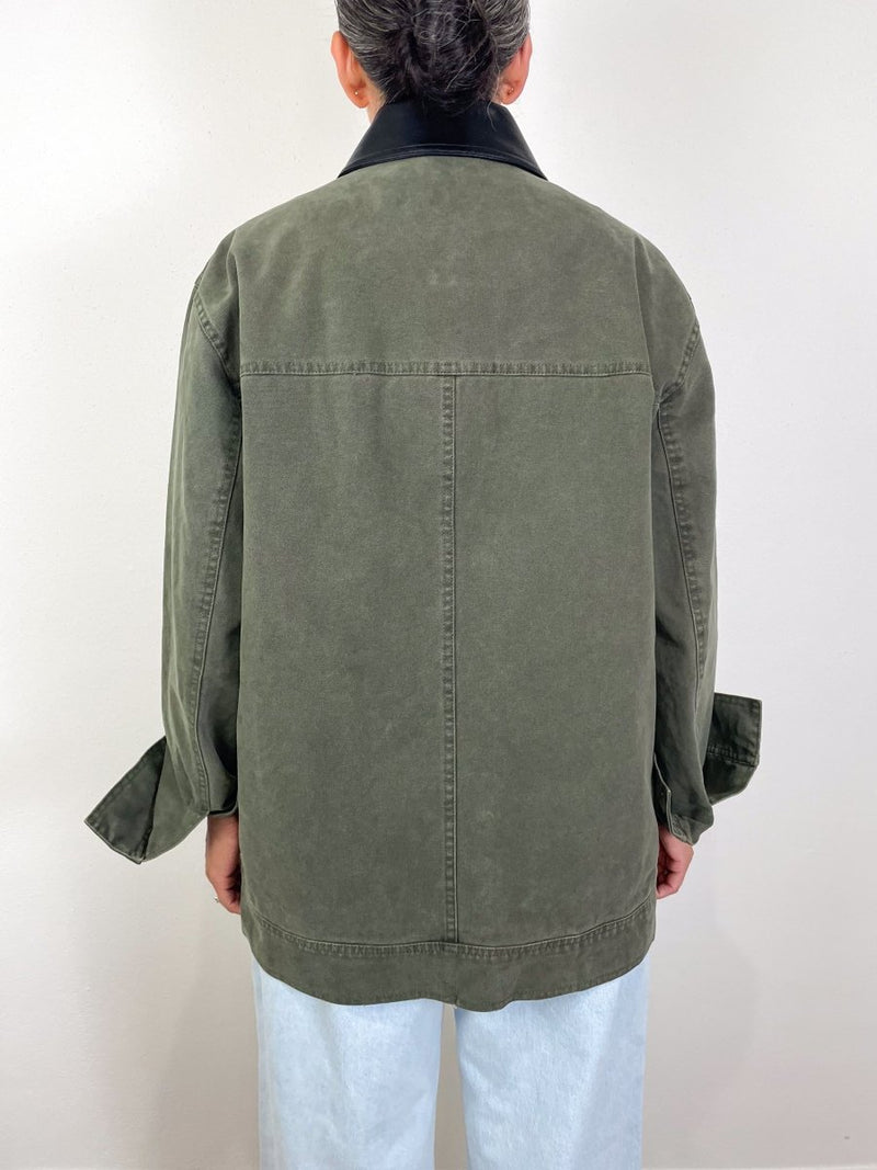 Sean Jacket in Army Green - The Shoe Hive