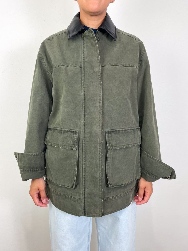 Sean Jacket in Army Green - The Shoe Hive
