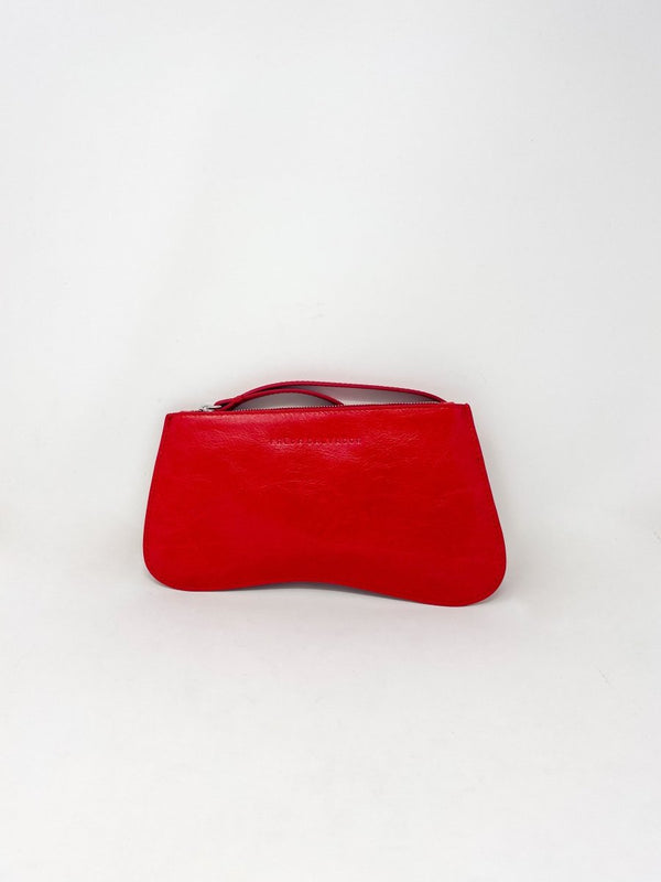 Serena in Red Crinkle Calf - The Shoe Hive