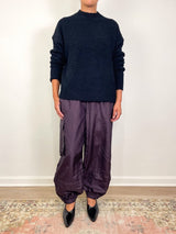 Serviette Crewneck Easy Pullover in Black - The Shoe Hive