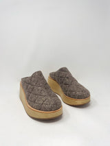 Sesley Rocking Mule in Grey Melange - The Shoe Hive