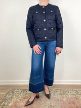 Shalia Jacket in Navy - The Shoe Hive