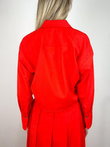 Shirt in Fire Red - The Shoe Hive