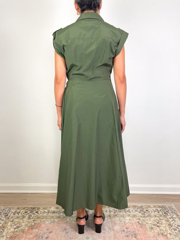Shivonley Dress in Army - The Shoe Hive