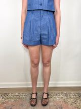 Short Bari Short in Chambray - The Shoe Hive
