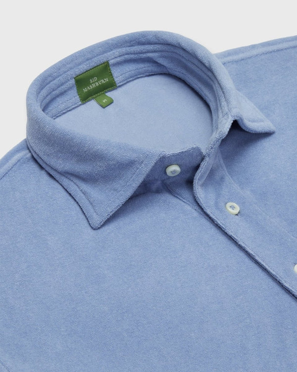 Short-Sleeved Polo in Coastal Terry - The Shoe Hive