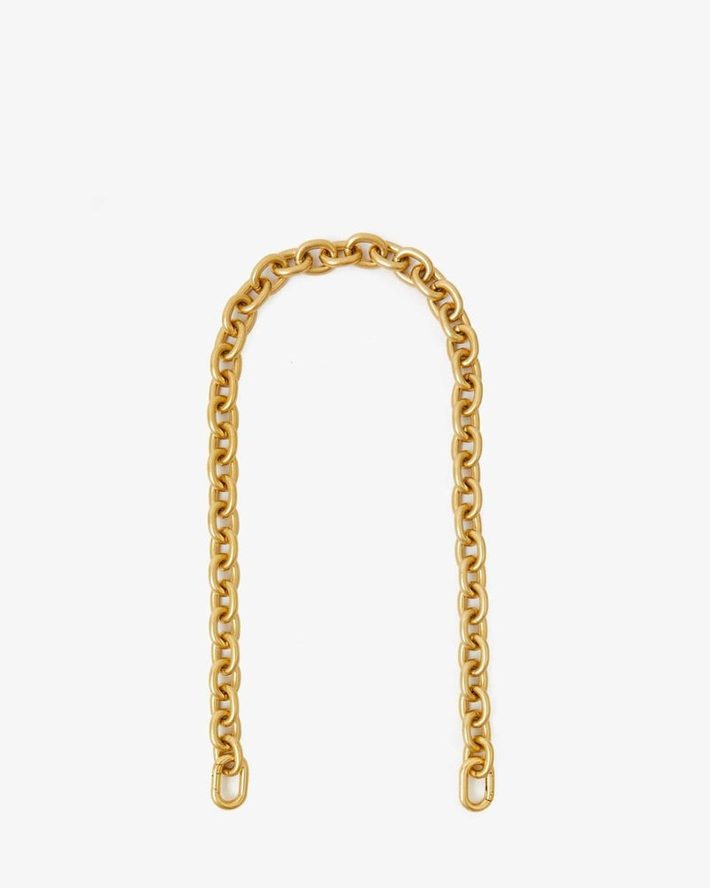 Shoulder Strap in Vintage Gold Mini Link Chain - The Shoe Hive