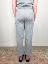 Side Panel Terry Pant in Heather Grey - The Shoe Hive