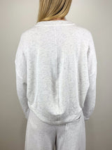 Spring Tweedy Sweatshirting Crewneck Sweatshirt - The Shoe Hive