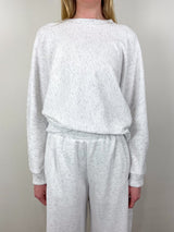 Spring Tweedy Sweatshirting Crewneck Sweatshirt - The Shoe Hive