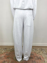 Spring Tweedy Sweatshirting Winslow Pant in White Multi - The Shoe Hive
