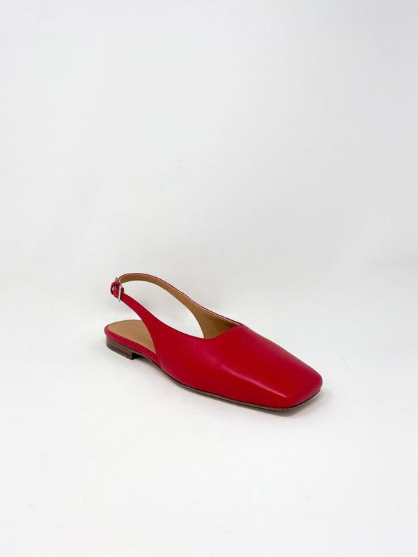Square Toe Slingback in Flamma - The Shoe Hive