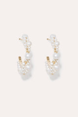 Stratus in Gold w/Fresh Water Pearl - The Shoe Hive
