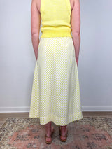 Stripe Maxi Skirt in Sunflower Stripe - The Shoe Hive