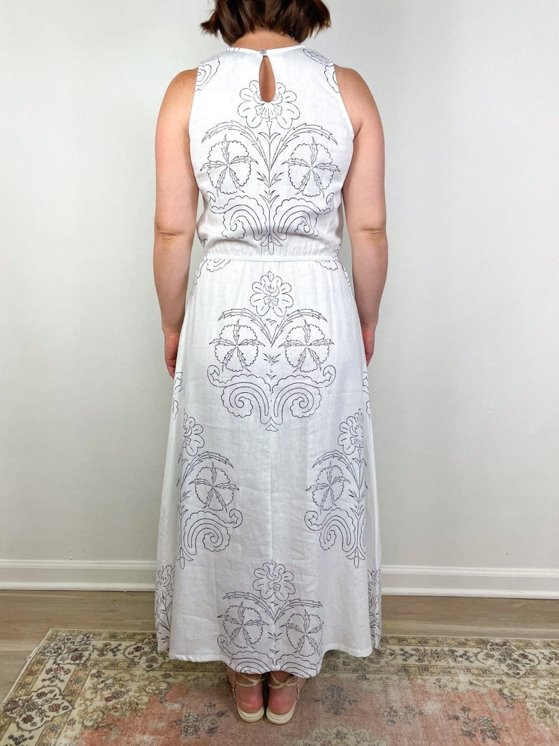 Studio Sundress in Maeve Outline Indigo - The Shoe Hive