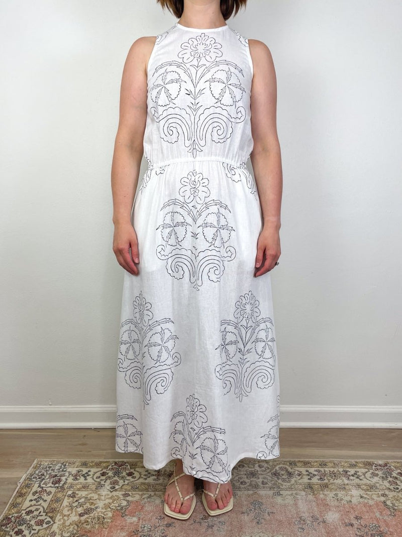 Studio Sundress in Maeve Outline Indigo - The Shoe Hive