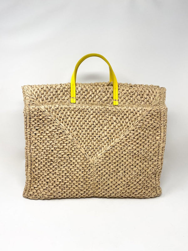Summer Simple Tote in Dune Raffia - The Shoe Hive