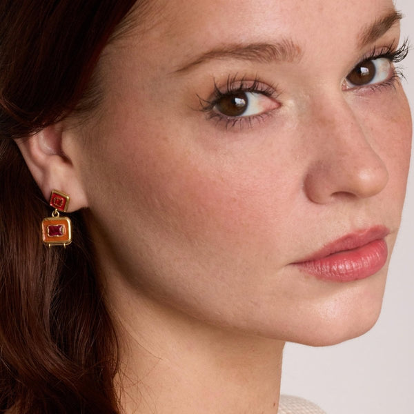 Sunny Snapback Earrings - The Shoe Hive