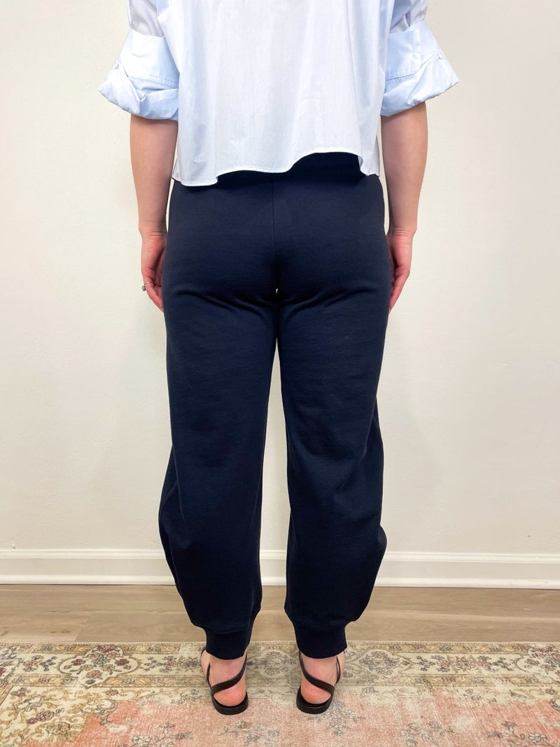 Sweatshirt Program Calder Longer Sweatpant in Navy - The Shoe Hive