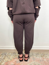 Sweatshirt Program Calder Sweatpant(Long) in Brown - The Shoe Hive