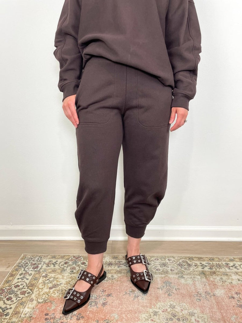 Sweatshirt Program Calder Sweatpant(Long) in Brown - The Shoe Hive