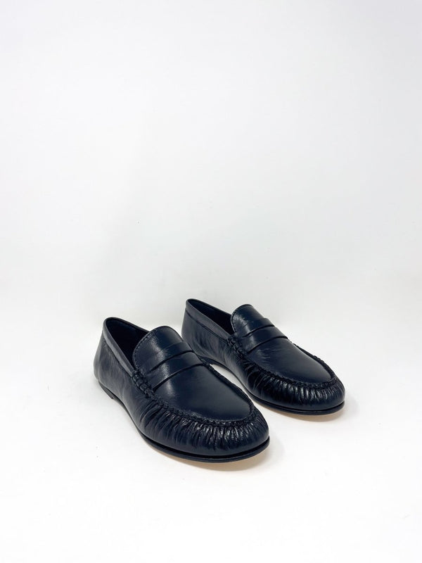 Sydney in Black Crinkle Calf - The Shoe Hive