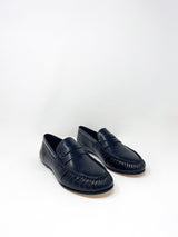 Sydney in Black Crinkle Calf - The Shoe Hive