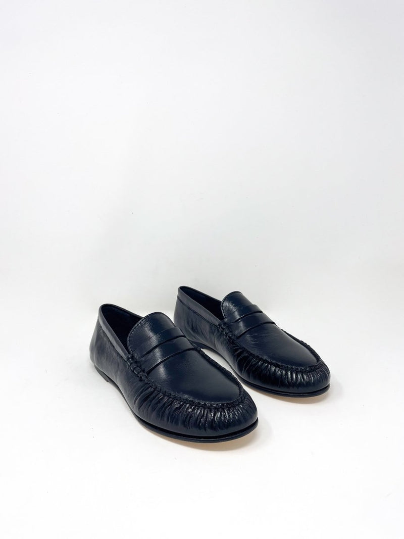 Sydney in Black Crinkle Calf - The Shoe Hive
