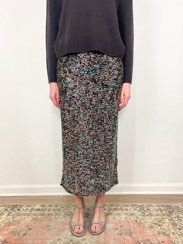 Sylkie Skirt in Dark Chocolate - The Shoe Hive