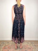 Sylvie SL Silk Dress in Eclipse - The Shoe Hive