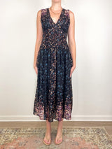Sylvie SL Silk Dress in Eclipse - The Shoe Hive