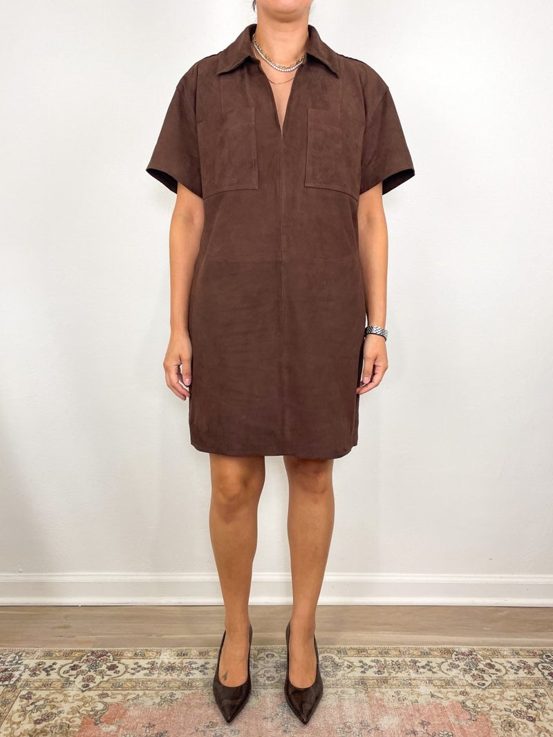 Tabby Dress in Chocolate - The Shoe Hive