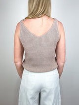 Tank Top in Mushroom Melange - The Shoe Hive