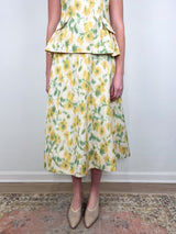Tavia Skirt in Butter Multi - The Shoe Hive