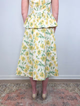 Tavia Skirt in Butter Multi - The Shoe Hive