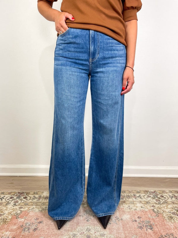 Taylor High Rise Wide Leg in French Kiss - The Shoe Hive