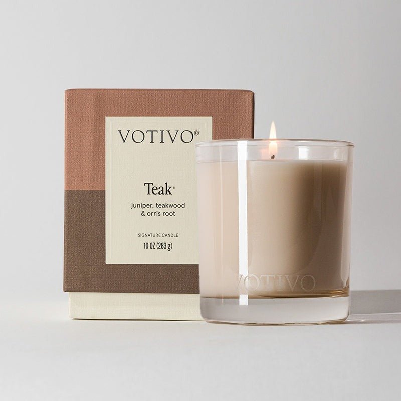 Teak 10oz Signature Candle - The Shoe Hive