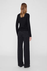Tessa Tweed Cardigan in Black - The Shoe Hive