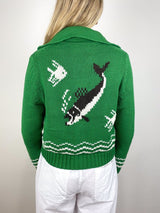 The Bass Cardigan in Grove - The Shoe Hive