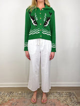 The Bass Cardigan in Grove - The Shoe Hive