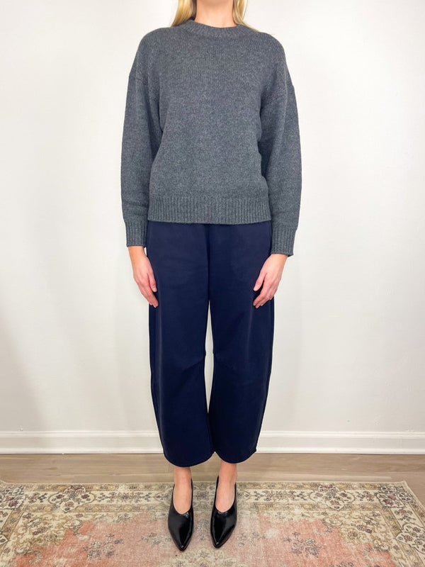 The Cashmere Signature Crew in Charcoal - The Shoe Hive