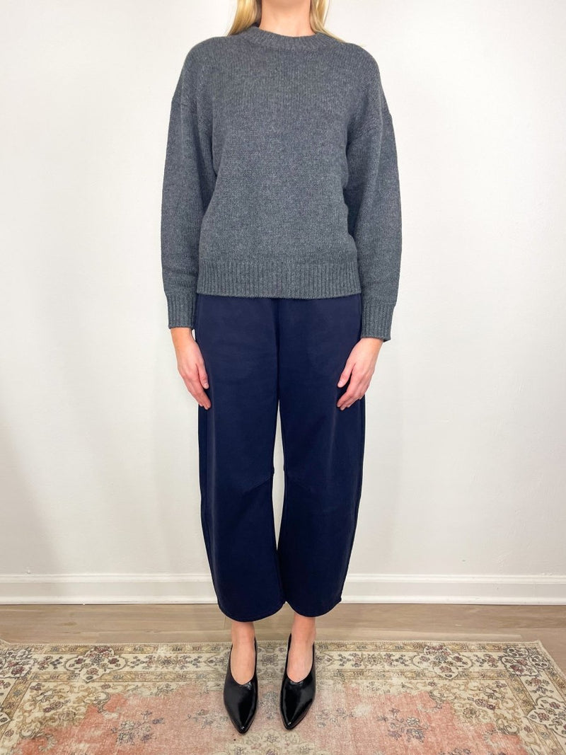 The Cashmere Signature Crew in Charcoal - The Shoe Hive