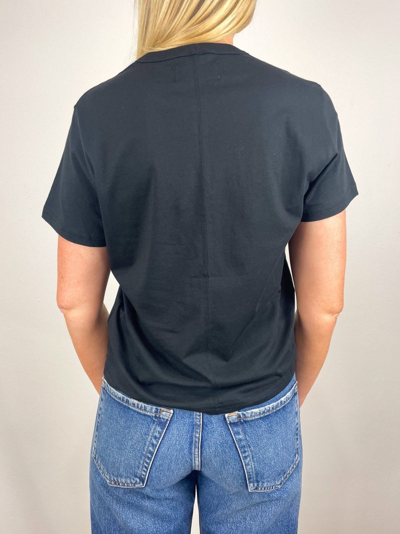 The Iconically Soft Perfect Tee in Black - The Shoe Hive
