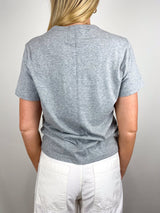 The Iconically Soft Perfect Tee in Heather Grey - The Shoe Hive