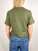 The Iconically Soft Perfect Tee in Olive - The Shoe Hive