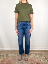 The Iconically Soft Perfect Tee in Olive - The Shoe Hive